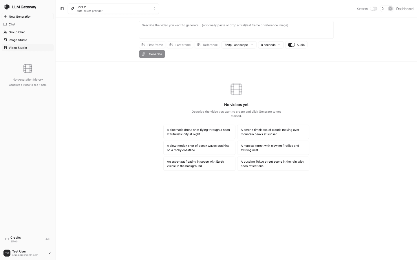 LLM Gateway Video Studio